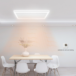 Panneau chauffant <span class=keywords><strong>infrarouge</strong></span> à LED pour <span class=keywords><strong>plafond</strong></span> avec télécommande et thermostat - Product Image 2