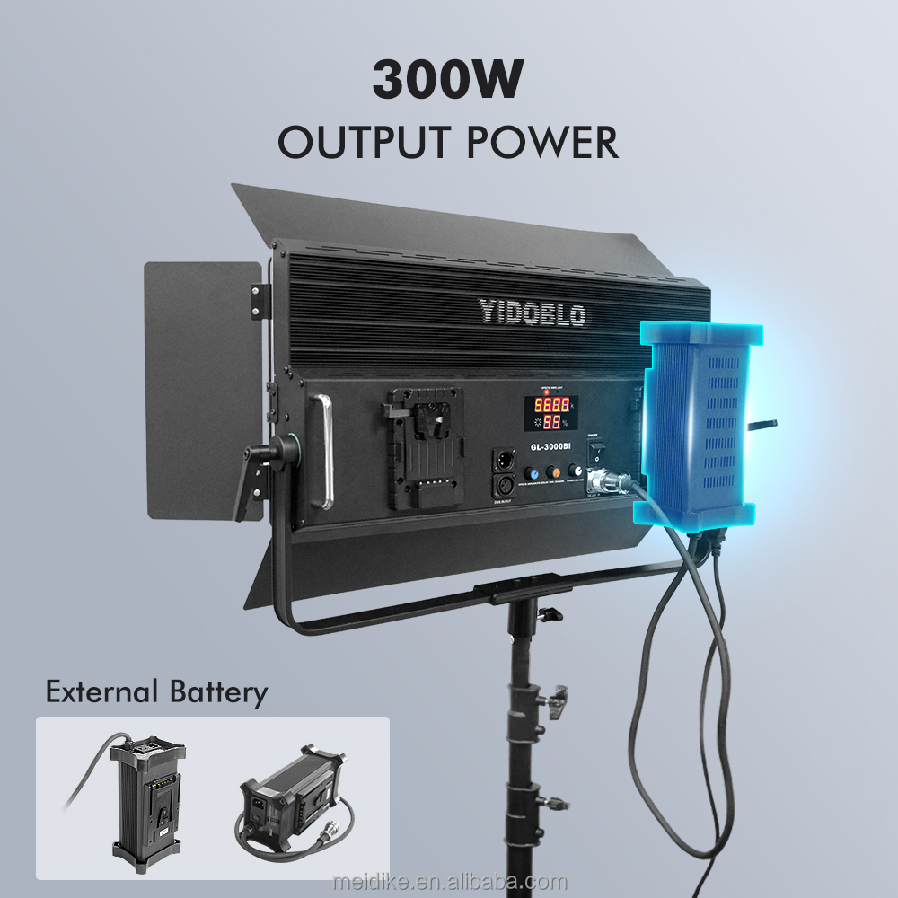 yidoblo GL-3000bi 300W bi color 3200k-5600k film shooting light 300w soft light photographic light