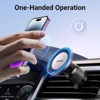 Support de téléphone magnétique UGREEN pour voiture, fixation sur grille d'aération, aimant le plus puissant, pour iPhone 17 16