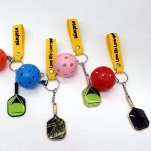 Wsnbwye xspak pickleball paddle DIY Anime 3D llaveros business filet pickleballs 40 holes keychain