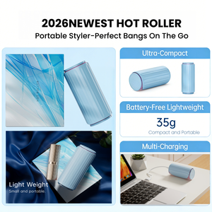 เครื่องม้วนผมไร้สายแบบพกพา รุ่นใหม่ล่าสุด ขนาด 1.25 นิ้ว พร้อมพอร์ต USB ขนาดเล็ก ใช้งานง่าย ปลอดภัย เหมาะสำหรับทุกสภาพเส้น<span class=keywords><strong>ผม</strong></span> - Product Image 5