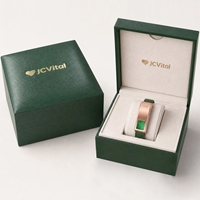 Pulseras Inteligentes JCVital V10 OEM ODM, Pulseras Inteligentes para la Salud, Duración del Sueño, Historial de Estrés, Tendencias de Datos, Banda con SDK API Abierta