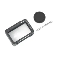 HONDAK para DJI Osmo Action 6, Carcasa de Aluminio para Cámara, Anti-Caídas, con Interfaz de Liberación Rápida de 1/4 y Soporte para Accesorios