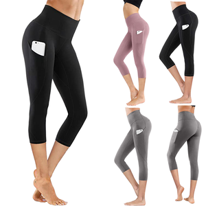 MOQ High Quality Solid Mid Waist Eco-Friendly Breathable Women Leggings New Style Fitness Wear - Product Image 1