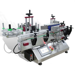 Machine d'étiquetage de bouteilles rondes entièrement automatique de bureau à grande vitesse, équipement d'étiquetage auto-adhésif pour sauce soja et vinaigre en plastique - Product Image 2