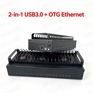 3.0 Farm OTG Ethernet 20 <b>Ports</b> USB <b>Hub</b> Android Farming Management Batch Synchronization Control Box Mobile Phone Control IOS - Product Image 1