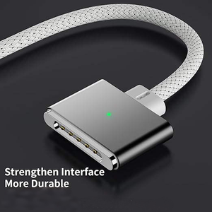 <span class=keywords><strong>Miyu</strong></span> 140W 5A ชาร์จเร็ว, เป็นมิตรกับสิ่งแวดล้อมแกนคู่อลูมิเนียมสาย USB-C ถักสำหรับ MacBook air/pro - Product Image 4