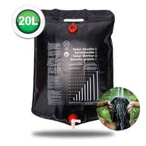 Randonnée en plein air Camping <span class=keywords><strong>Douche</strong></span> 20L Bain <span class=keywords><strong>solaire</strong></span> Portable Camping Sac à eau - Product Image 1