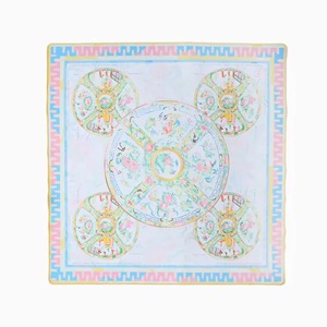 Tapis de Mahjong Pliable Portable au Design Tropical Moderne, Motif Singe et Palmier Mignon, Antidérapant, Règles de Charleston pour le Divertissement - Product Image 3