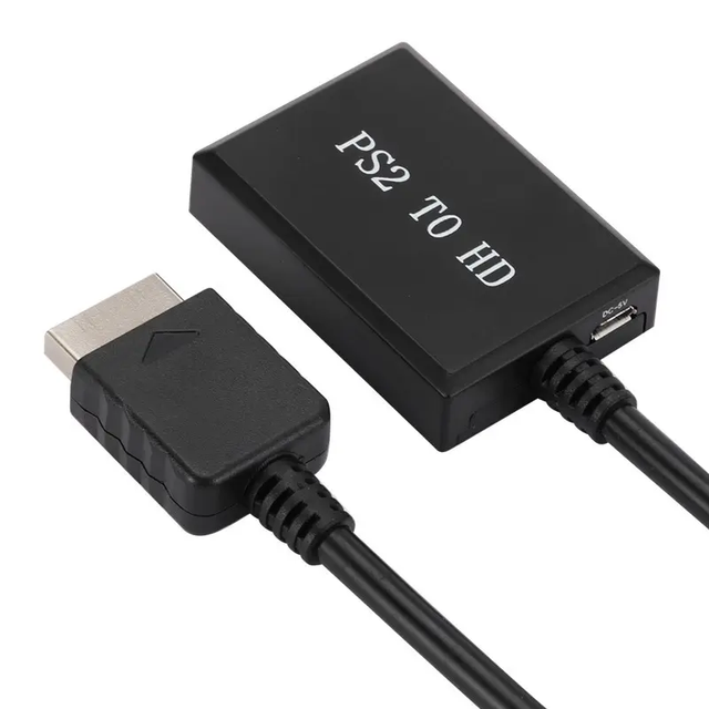 PS2 to HD for Cable with PVC Jacket for 2 Computer & Gaming Controllers-1080P Resolution