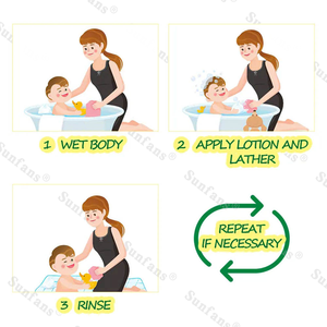 Sunfans <span class=keywords><strong>Baby</strong></span> 3-en-1 Formule Bio à la Lavande à Capacité Personnalisable Douce pour Enfants Anti-Frisottis Sans Larmes Hydratante Nourrissante - Product Image 5