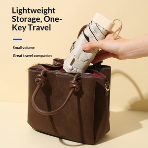 Paraguas Plegable <span class=keywords><strong>de</strong></span> Cinco Pliegues con 6 Varillas, Apertura Manual, Protección UV, Doble Uso (Sol y Lluvia), con Tela Anticolisión, Publicitario, Regalo Empresarial, Personalizable - Product Image 2