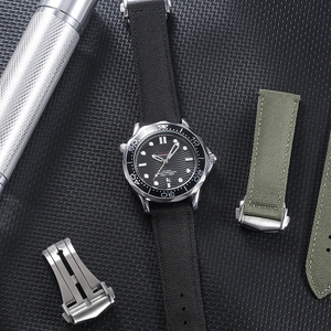 Correa de Reloj de Nailon de Alta Densidad con Cierre Desplegable Premium de 20mm 22mm, Diseño de Hebilla Plegable, Correa Deportiva para Hombre - Product Image 6