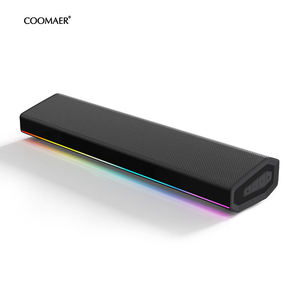 ลำโพงสเตอริโอ RGB ไร้สาย สีสันสดใส พกพาสะดวก พร้อมการ์ดเสียง สำหรับโทรศัพท์มือถือ พีซี คอมพิวเตอร์เล่นเกม - Product Image 1