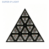 Projecteurs de scène LED triangulaires rétro 15x20W à faisceau stroboscopique DMX512 pour DJ, bars, clubs, soirées et spectacles
