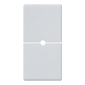 Two Half Keys 1M Neutral Custom Silver 4.44x2.3x0.67 Wall <b>Switches</b> - Product Image 1