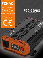 Onduleur à sinus pur haute efficacité 12v à 220v, convertisseur de courant cc à ca de 1200 watts, CE, chine, RoHs, avec protection multiple