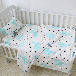De diseño de moda de dibujos animados babi cuna tela de algodón casa Bebé Ropa de cama de lujo de la hoja - Product Image 1