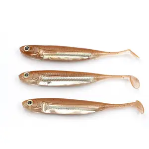 Fishing Lures Bait Fishing Lure 3D Eyes Shad Lure Soft Bait Eco-Friendly Material Freshwater Saltwater Fish Lure