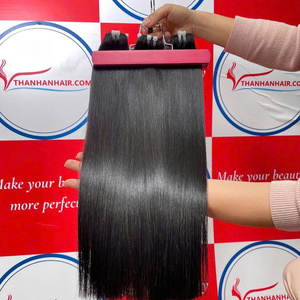 Cabello humano liso de hueso disponible tanto en trama de máquina como en trama genio, popular entre el cabello negro en el mercado asiático y europeo - Product Image 4