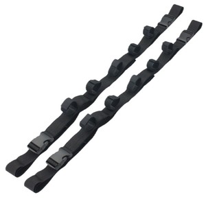 Ztc462 – support de canne à pêche pour voiture, support de canne à leurre, sangles en Nylon, noir, paquet de 2, pour utilisation en véhicule - Product Image 3