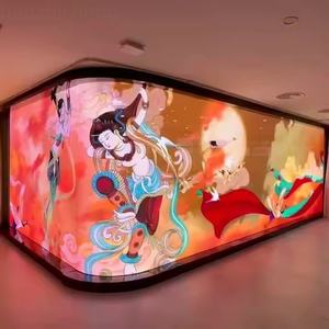 Pantalla <span class=keywords><strong>LED</strong></span> Flexible Transparente Autoadhesiva P6 P8, Pantalla de Película <span class=keywords><strong>LED</strong></span> para Escaparates de Alta Circulación - Product Image 1