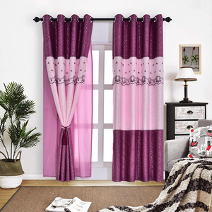 Sang Trọng Châu Âu Mỹ Blackout Jacquard Rèm Cửa Với 84 Inch Loại Trung Quốc Chịu Nhiệt Doanh Nhà Màn - Product Image 5