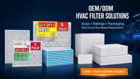 Nouveau filtre plissé en coton pour système de climatisation et de chauffage (CVC) 12x24x1 MERV 11 MPR 1000 à haute capacité anti-poussière (lot de 6) 75x75x0.75