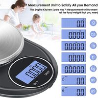Balance de précision numérique professionnelle J&R pour salon de coiffure, 3 kg, 0,1 gramme, pour mesurer les colorations et les teintures, pour les stylistes