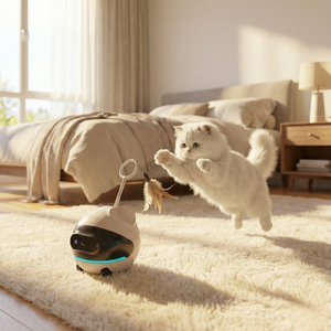 4G Smart WiFi HD Plastik-Tracking-Kamera für Haustiere für Katzen, Hunde, Vögel Klassisch Wiederverwendbar Langlebig Leichtgewichtig - Product Image 1