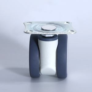 Rueda giratoria plana de 2.5 pulgadas sin olor, de nailon, con especificaciones <span class=keywords><strong>para</strong></span> carrito, rueda de 360 grados, <span class=keywords><strong>ruedas</strong></span> giratorias reforzadas <span class=keywords><strong>para</strong></span> <span class=keywords><strong>muebles</strong></span> <span class=keywords><strong>pesados</strong></span> - Product Image 5