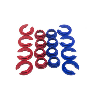 Poyracing Control Arm Bushing Collar <b>Split</b> Back Aluminum Red Blue For Nissan S13 S14 Z32 - Product Image 5