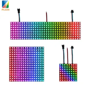 PILEDS Led 매트릭스 도매 유연한 RGB 픽셀 패널 DIY 프로그래밍 가능한 디스플레이 화면 DC5V WS2812 SK6812 WS2812b 8x8 8x32 16x16