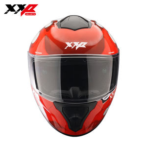 Casques de moto Warr Full Face ABS à double visière, grand spoiler, boucle à dégagement rapide, taille S-XXL, certifiés XXP DOT - Product Image 5