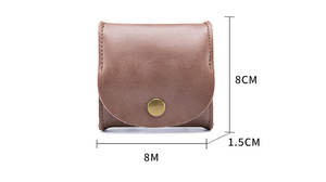 PU Leather Coin Case Mini Wallet Coin Purse Lightweight Money PU Leather <strong>Crazy</strong> Horse Wallet Women's Coin Purse - Product Image 5