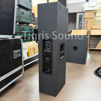 Altavoz de Columna Activo NXL 44-A MK2 de 1050 W RMS y 2100 W de Pico, 135 dB, Madera Contrachapada de Abedul, Altavoz para DJ de Exterior