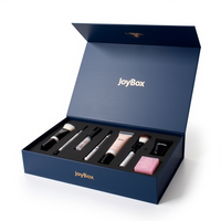 JoyBox usine écologique logo personnalisé petit emballage en carton en papier kraft pour produits de beauté carte pliée petite éponge