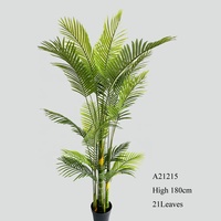 Real Touch bunga Hawaii buatan Mini dekorasi rumah besar bambu Yucca pot plastik dalam ruangan luar ruangan sentuhan nyata telapak kelapa