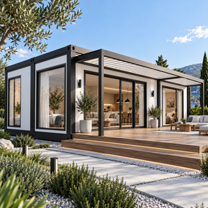 Casa Contenedor Desmontable, Portátil y Modular de Lujo de 20 pies, Vivienda Prefabricada Tipo Villa con Dormitorio - Product Image 2