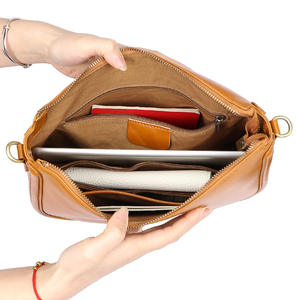 Sacs à bandoulière tendance rétro AndoBag pour femmes, sac à bandoulière en cuir véritable, sac à main de luxe et sac carré 1606 - Product Image 4