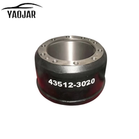 43512-3020 Tambour de frein pour camion Hino/semi-remorque, vente en gros d'usine, pièces de rechange de frein robustes et durables
