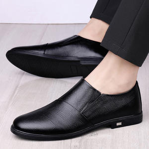 Chaussures souples de luxe de qualité supérieure - première couche de cuir véritable, chaussures décontractées pour hommes, antidérapantes et durables - Product Image 4