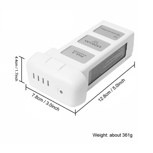 Batería Lipo 4S de 15.2V y 4500mAh para Drones <span class=keywords><strong>DJI</strong></span> <span class=keywords><strong>Phantom</strong></span> <span class=keywords><strong>3</strong></span> Pro / Advanced / Standard / 4K / <span class=keywords><strong>SE</strong></span>, Accesorios Inteligentes para Drones de Vuelo - Product Image 5