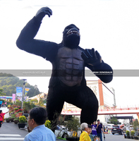 Statue de gorille animatronique Big Gorilla KingKong, modèle animal personnalisé pour l'affichage dans les parcs