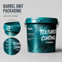 Revêtement liquide imperméable pour murs extérieurs, texture marbre, pour façade de bâtiment, application facile par pulvérisation, peinture pour maison