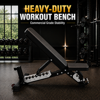 Banc de musculation réglable en inclinaison pour entraînement robuste, pour le fitness et la salle de sport à domicile