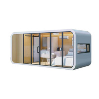 Villas modulaires, maisons préfabriquées portables, transportées dans des conteneurs maritimes, conformes aux normes européennes CPR