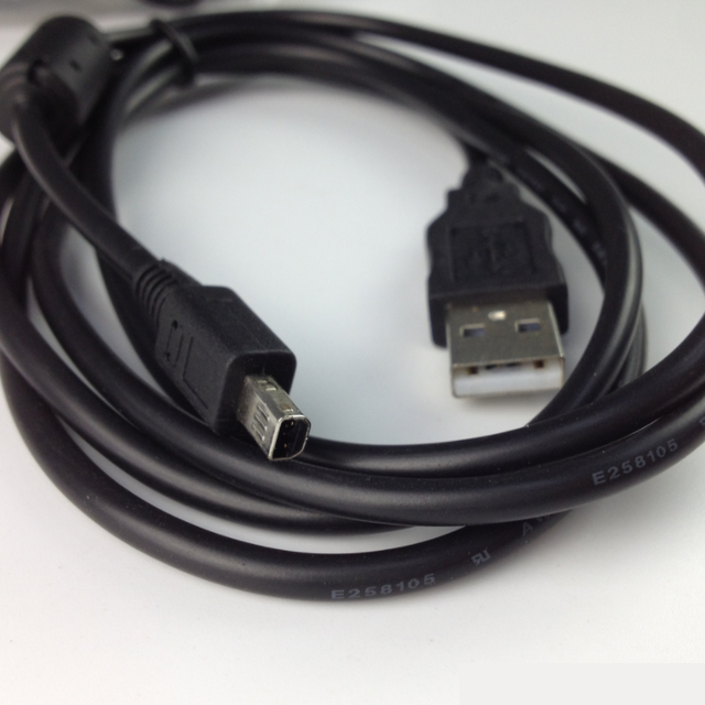 1.5m CB-USB1 4pin 4p USB Charging Cable With Ferrite for OlympusCamera