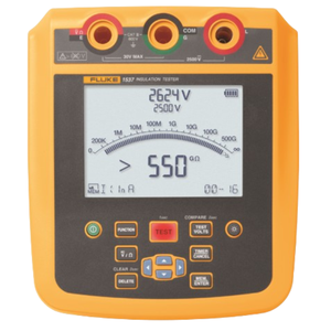 Medidor de Resistencia de Aislamiento Avanzado 1537, 2500V, Portátil, Manual, IV 600V, 500G PI, Registro de Datos USB, FLUKE-1537/CN, Alto Voltaje - Product Image 1