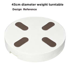 360 °   Plateau tournant de numérisation corporelle avec balance pour numérisation 3D du corps, certifié CE FCC RoHS, vente directe d'usine, BKL OEM 45cm - Product Image 4